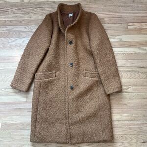 J.CREW Trench Pea Coat Wool Blend Mint Condition Size 12